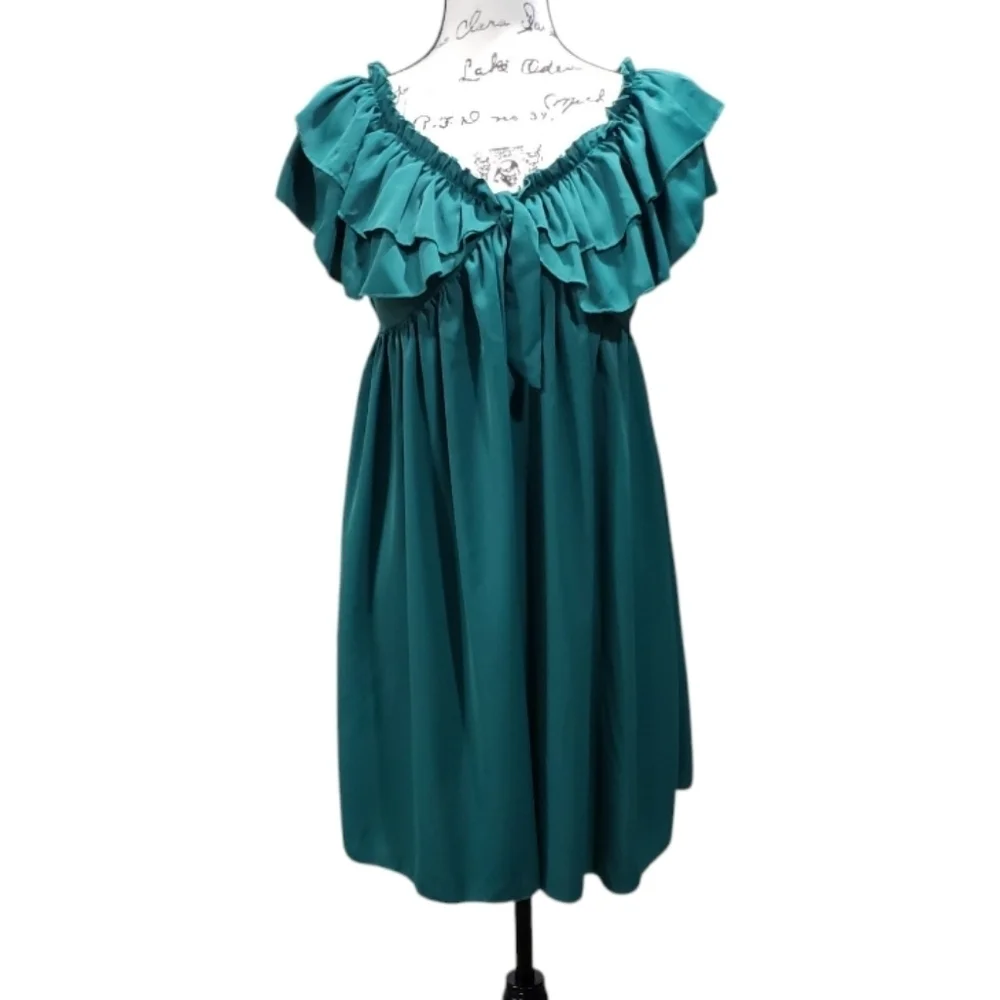 Shein Off The Shoulder Ruffle Dress - Picture 2 of 5